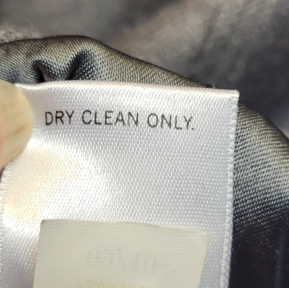 Banana Republic Grey Buttoned Wool Nehru Military Style Jacket  - Size 6 - Picture 6 of 6
